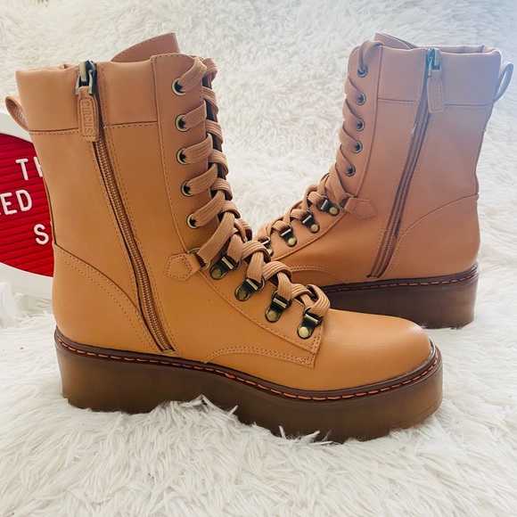 Sam Edelman Sanders Combat Boots - Picture 3 of 7